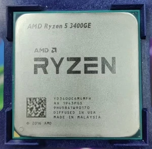 AMD Ryzen 5 3400GE AM4 CPU Processor 3.3-4.0 GHz 4 CORE 8Thr 4MB R5 3400ge 4MB - Picture 1 of 1