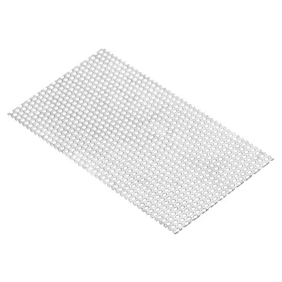 8"x4" 304 Stainless Steel Perforated Sheet 0.12" Hole Metal Mesh Plate Foto 1 de 4