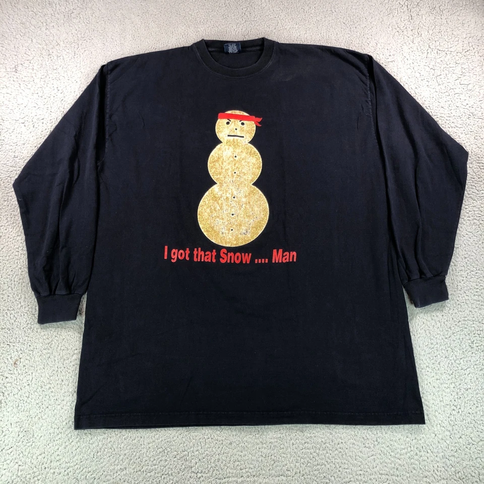 Camisa de colección Young Jeezy muñeco de nieve trampa o troquel para hombre 3XL azul 03 Y2K cinta mezcla rap Foto 1 de 4
