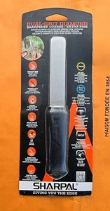 Afilador de herramientas de archivo de piedra de afilar de diamante de doble grano para hacha de cuchillo - Imagen 1 de 5