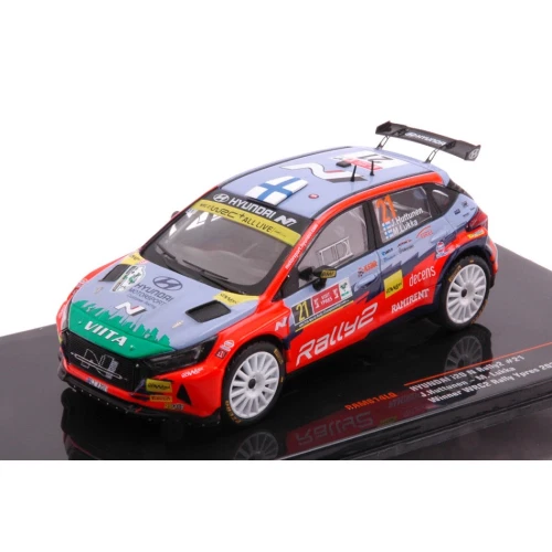 HYUNDAI i20 N RALLY 2 N.21 RALLY YPRES 2021HUTTUNEN/LUKKA 1:43 Ixo Model Auto Ra - Immagine 1 di 1