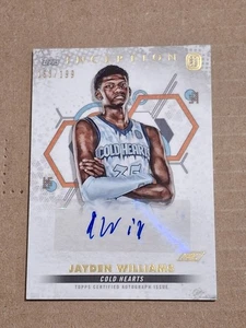 2022 JAYDEN WILLIAMS TOPPS INCEPTION AUTOGRAPHED AUTO ROOKIE CARD RC /199 IA-JW3 - Picture 1 of 3