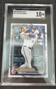2024 Bowman Draft Jac Caglianone 1st Bowman #BD-8 Royals SGC 10 - Picture 1 of 2