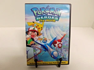 2003 Pokemon Heroes The Movie DVD with Exclusive Pokemon Short Video - Imagen 1 de 4