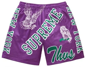 Supreme Varsity Mesh Shorts Purple XL In Hand ! Ships Today ! - Picture 1 of 5