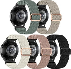 5 Pack Stretchy Bands For Samsung Galaxy Watch 7 6 5 4 FE Band 40mm 44mm 45mm - Picture 1 of 9
