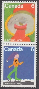 Canada - #675a Christmas - Se-Tenant Pair - MNH - Picture 1 of 1