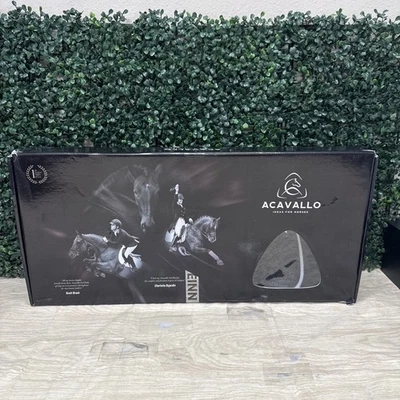 Almohadilla y respaldo de gel hexagonal Acavallo Wither Free R. con microblanco talla única Foto 1 de 4