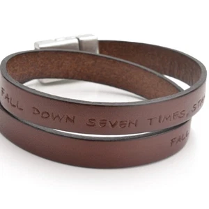 Armband Männer Gravur MY MESSAGE MEN Herrenarmband Textschmuck personalisierbar - Bild 1 von 9