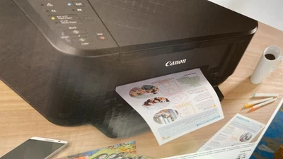 Canon Wireless Inkjet Printer Home Office - Black - Image 1 of 4