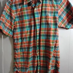 Ralph Lauren Boy Button down short Sleeves Shirt Size S - Picture 1 of 4