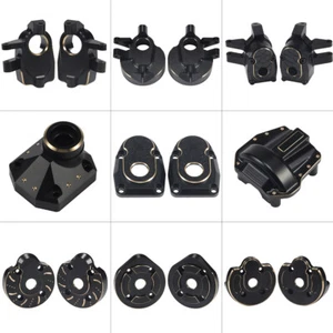 Juego de cubierta portal nudillo de dirección con pesos de latón para 1/10 axial SCX10 III Capra - Imagen 1 de 34