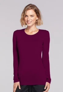 Cherokee Workwear Originals Long Sleeve Underscrub Knit Tee | 4881 - Picture 1 of 63