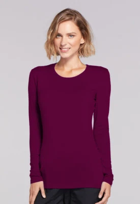 Cherokee Workwear Originals Long Sleeve Underscrub Knit Tee | 4881 - Image 1 of 3