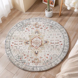 Extra Large Soft Pile Circle Round Rugs Anti-Slip Round Floor Carpet Living Room - Picture 1 of 13