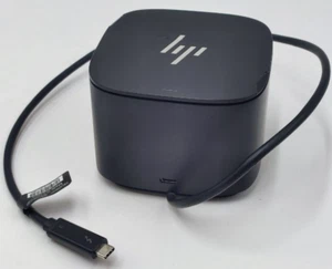 HP Thunderbolt Dock G2 120 W 2UK37AA#ABB Schwarz Gehäuse leicht beschädigt - Bild 1 von 10
