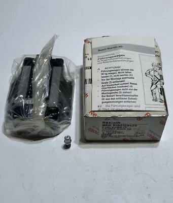 Rexroth R165129420 Linear Bearing Runner Block CS Ballwagen CS Foto 1 de 4