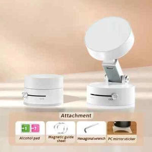 360 Vacuum Strong Magnetic Phone Holder Suction Cup Car Stand Foldable Car Mount - Picture 1 of 4