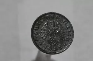 🧭 🇩🇪 GERMANY THIRD REICH 1 REICHSPFENNIG 1942 G SHARP DETAILS B50 #7368 - Picture 1 of 2