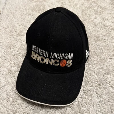 Sombrero Adidas Western Michigan Broncos Negro Correa Ajustable WMU NCAA NCHC Foto 1 de 4
