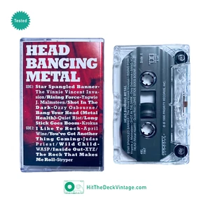 HEAD BANGING METAL Compilation Cassette Tape (1990) Stryper Priest XYZ W.A.S.P. - Picture 1 of 2