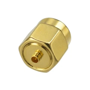 RP-SMA Male (Female pin) to UF.L male plug Mini PCIe RF Adapter Connector Gold - Picture 1 of 2