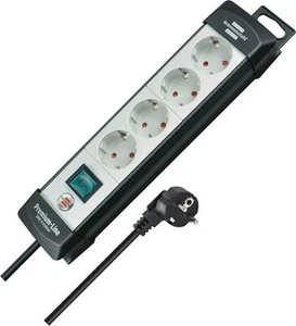 Brennenstuhl Premium-Line, Steckdosenleiste 4-Fach (Mehrfachsteckdose mit - Bild 1 von 9