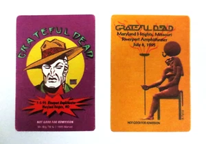 Grateful Dead Backstage Pass Missouri MO Riverport 1995 7/5/95 7/6/95 Marvel GD - Picture 1 of 20