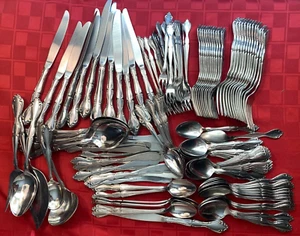 CANTATA Community EDELSTAHL NACHLASS 126-TEILIGES SET VINTAGE Besteck Oneida - Bild 1 von 20