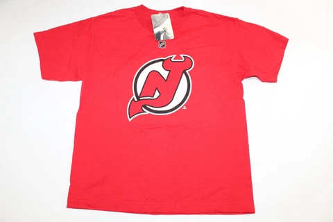 NWT New Jersey Devils Boys Size XL #17 Kovalchuk Player T-Shirt NHL Reebok Red Cover