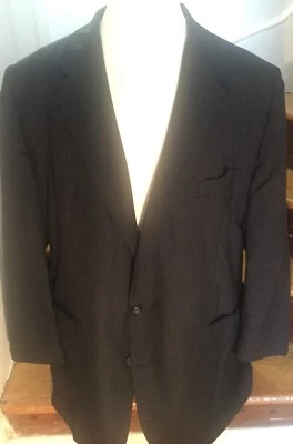 Blazer Abrigo Deportivo Marca Nordstrom 48R 2 Botones Traje Chaqueta - Carbón Foto 1 de 4