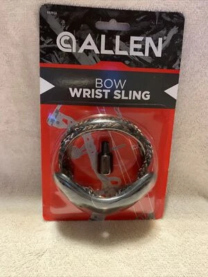 Allen TRENZADO ARCO MUÑECA ESLINGA Grano Completo Cuero Yugo Poliéster Cordón 66291A Foto 1 de 4