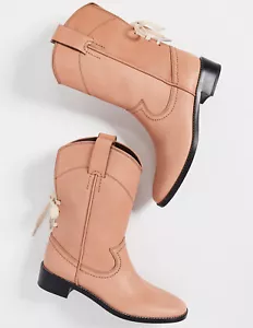 Botas de Cuero See By Chloe Annika Western en Sierra Talla 39 - Imagen 1 de 5
