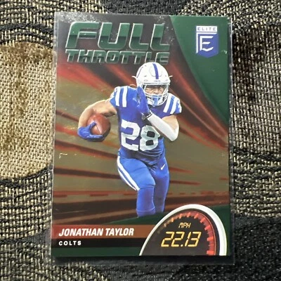 2022 Panini Donruss Elite - Full Throttle #FT1 Jonathan Taylor - Image 1 of 2