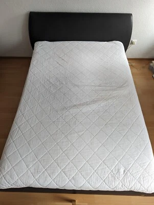 Ruf Bett,mit Lattenrost, Matratze und Schoner, Kunstleder 140x200 - Bild 1 von 4