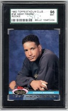 1992 Topps Stadium Club Manny Ramirez Rookie Card SGC 96 Mint #146