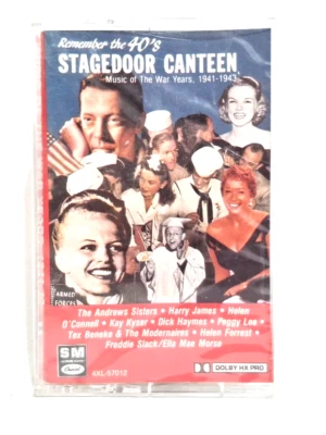 Vintage 1988 Stagedoor Canteen Music of the War Years 1941-1943 Cassette Tape - Image 1 of 4