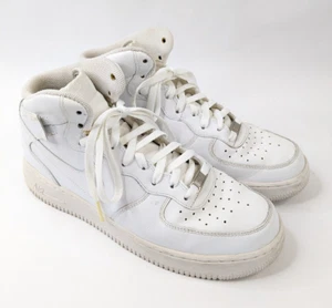 Nike Hombres Air Force 1 Mid 07 315123-111 Blanco Zapatos de Baloncesto Talla 10 LEER - Imagen 1 de 11