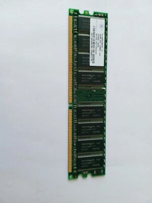 Nanya 256MB DDR-400Mhz-CL3 PC3200U-30330 RAM - Image 1 of 3