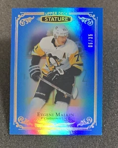 2019-20 Upper Deck Stature Evgeni Malkin Blue Parralel /35 - Picture 1 of 2