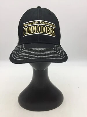 Vanderbilt University COMMODORES - The Game Trucker Hat Black/White OSFM - Image 1 of 4