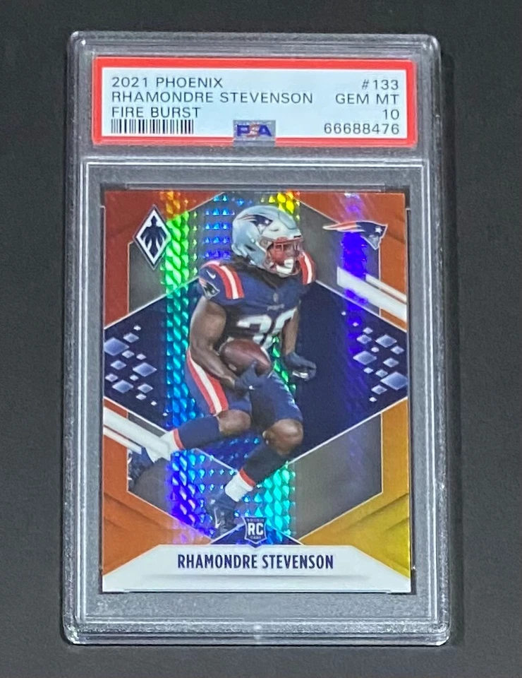2021 PHOENIX RHAMONDRE STEVENSON FIRE BURST ROOKIE CARD #133 RC PSA 10 POP 2 🔥 - Image 1 of 4