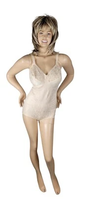 Body corsé Flexees vintage con aros talla 38D elástico peluche modelador faja Foto 1 de 4