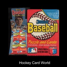 (HCW) 1988 Donruss Baseball Wax Pack - 15 cards per pack -Alomar, Grace, Glavin