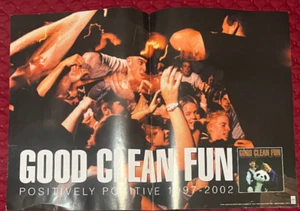 Good Clean Fun Positively Positive Promo Poster 2002 Caroline Hardcore 13x19 - Picture 1 of 1