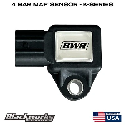 Blackworks Racing 4 Bar MAP Sensor For Honda Acura K-Series K20 K24 Engines - Image 1 of 4