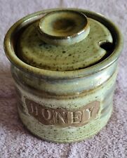Vintage Collectable Glazed  Honey Pot