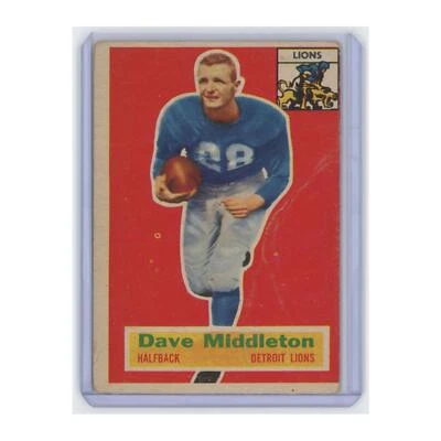 1956 Topps Dave Middleton Lions #68 - Image 1 of 3