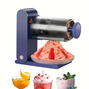 Recharge Ice Crusher Electric Ice Shaver Machine Stainless Steel Snow Cone Maker - Picture 1 of 16