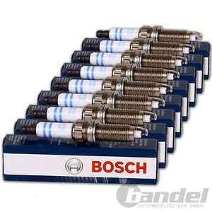 8x BOSCH ZÜNDKERZE DOPPELPLATIN passend für BMW F10 550i 650i 750i x5 x6 50i - Afbeelding 1 van 1